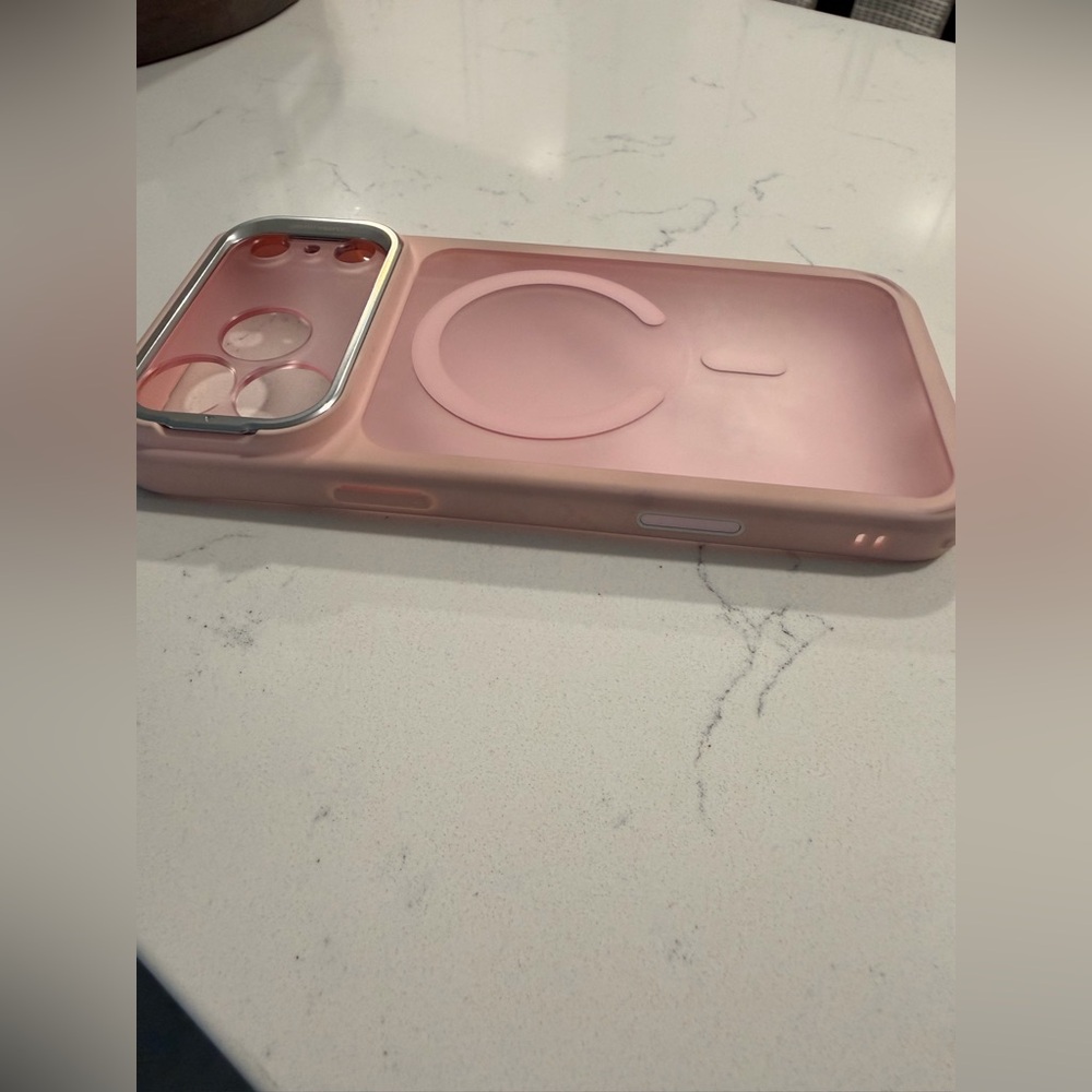 ESR Classic Frosted Bubble Gum Pink Magnetic Case for iPhone 17 Pro Max
